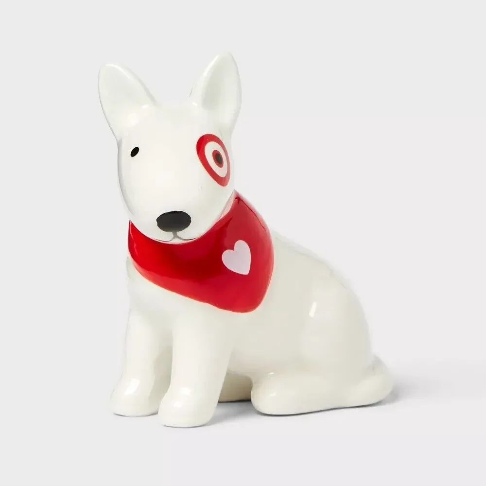 Target Bullseye Ceramic Dog Figurine Spritz 2025